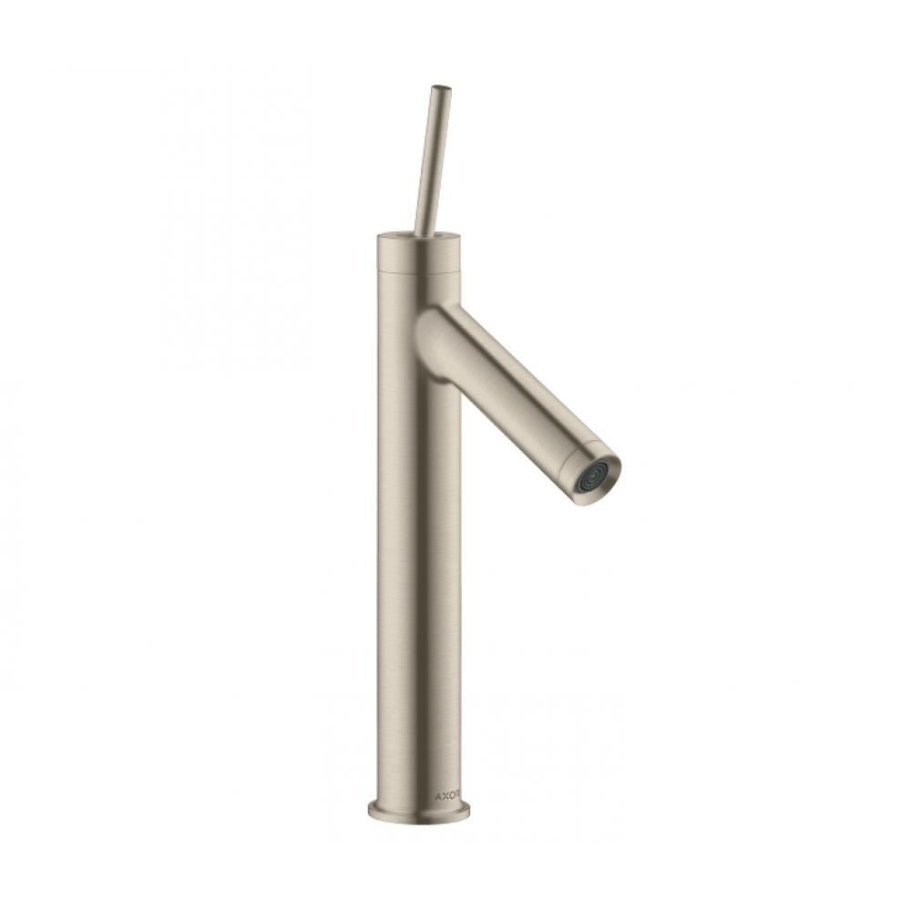 Смеситель для раковины, Axor, Axor Starck, шлифованный никель