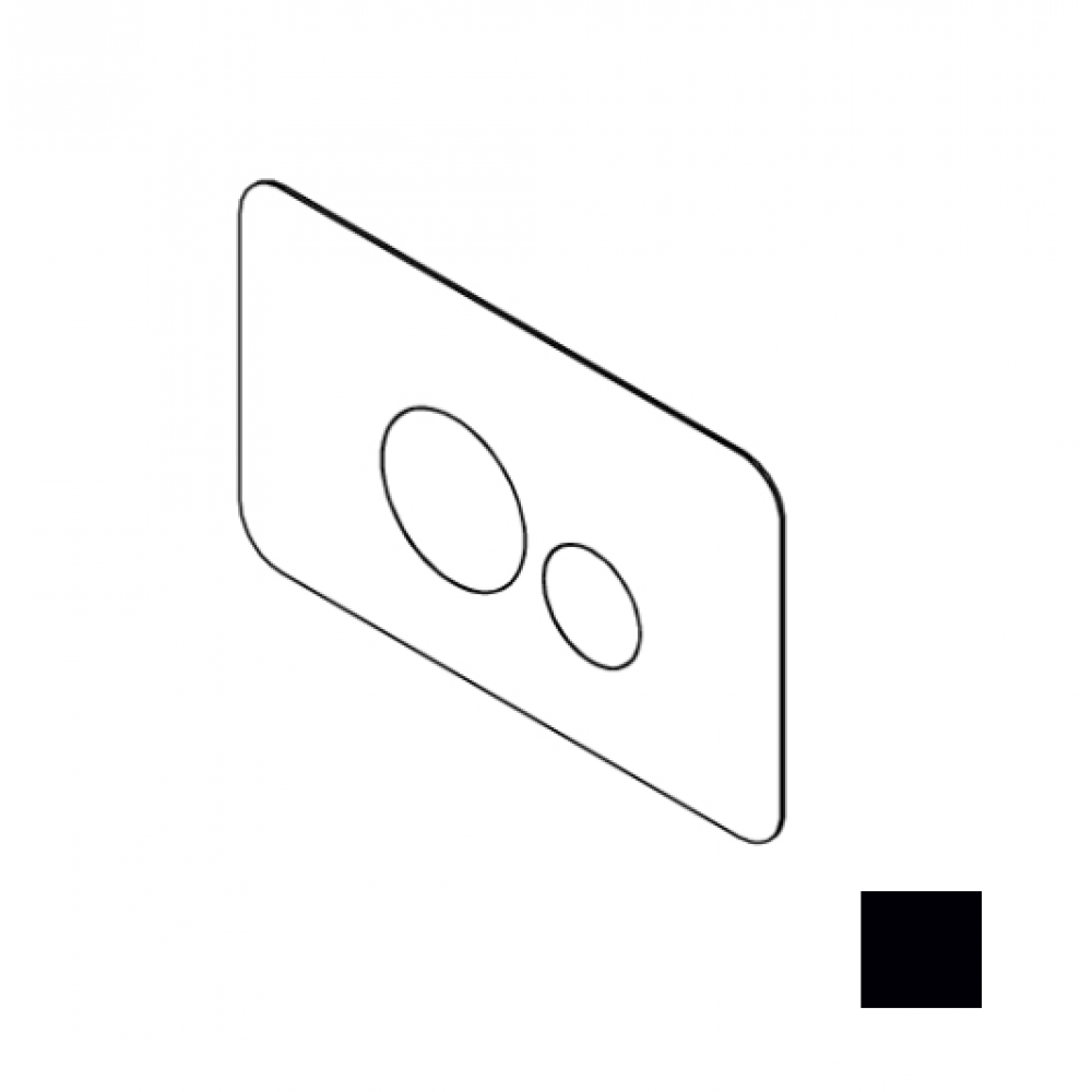 Клавиша смыва, Ritmonio, для унитаза, шгв 260*8*160, цвет-черный