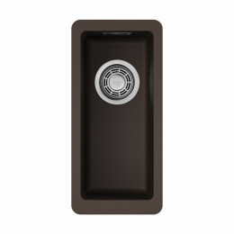Мойка, OMOIKIRI, Kata, шгв 200*420*160, отверстия для смесителя-отсутствуют, цвет-темный шоколад