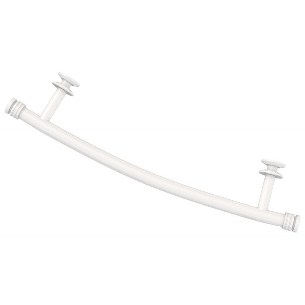 Полка выгнутая, Сунержа, материал-нержавеющая сталь, цвет-белый