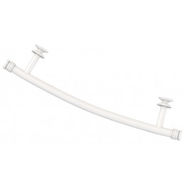 Полка выгнутая, Сунержа, материал-нержавеющая сталь, цвет-белый