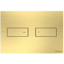 Клавиша смыва, Artceram, Inox 710, для унитаза, шгв 245*5.5*165, цвет-латунь брашированная/шлифованная PVD(Brushed Brass PVD)