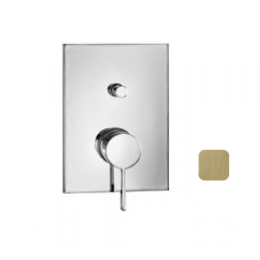 Смеситель для душа, Almar, Core, на 2 потребителя, с переключателем, цвет-High Brass Brushed PVD (Товар заказной, возврату не подлежит)