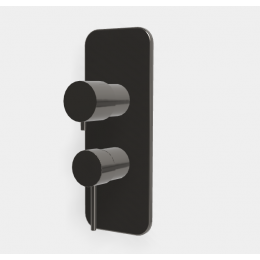 Смеситель для душа, Fima Carlo Frattini, Spillo Up, на 2/3 потребителя, цвет-хром черный