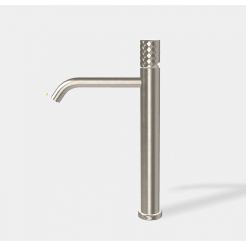 Смеситель для раковины, Fima Carlo Frattini, Spillo Tech,  X COLLECTION, цвет-брашированный никель