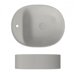 Раковина, Scarabeo, Skinny, шгв 500*400*150, отверстия для смесителя-1, цвет-Pearl