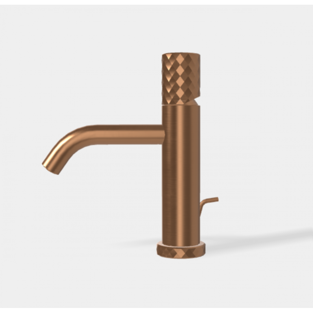 Смеситель для раковины, Fima Carlo Frattini, Spillo Tech,  X COLLECTION, цвет-брашированная янтарная бронза