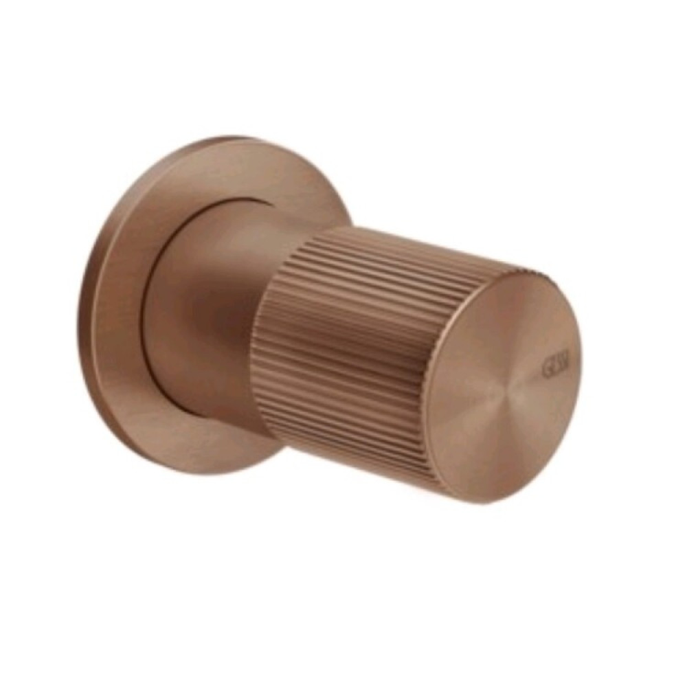 Смеситель для душа, Gessi, Habito Rigato, на 1 потребитель, цвет-Copper Brushed PVD