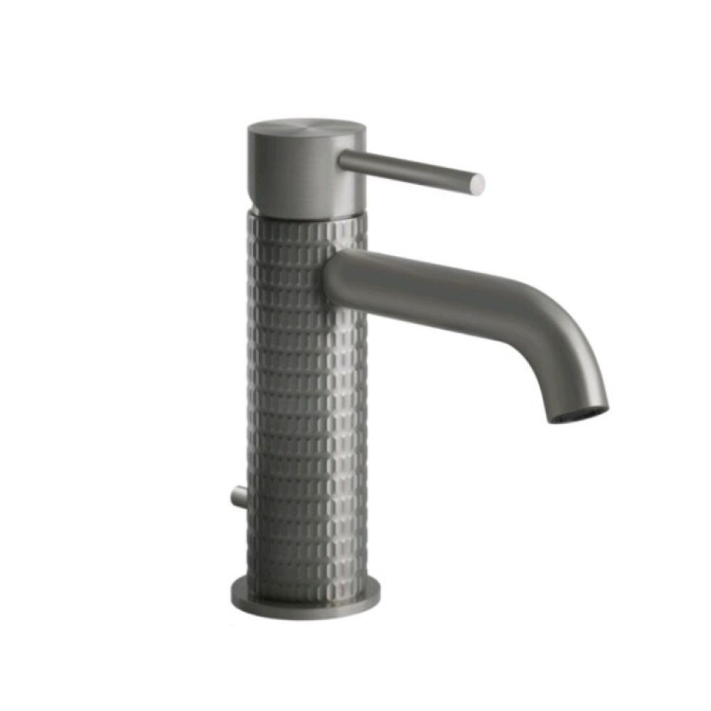 Смеситель для раковины, Gessi, 316 Meccanica, цвет-Steel Brushed