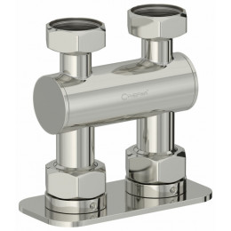 Модуль, Сунержа, прямой EU50, для отопительных приборов, цвет-сталь (без покрытия)