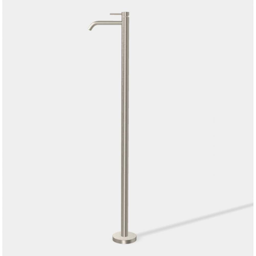 Смеситель для раковины, Fima Carlo Frattini, Spillo Up, цвет-брашированный никель