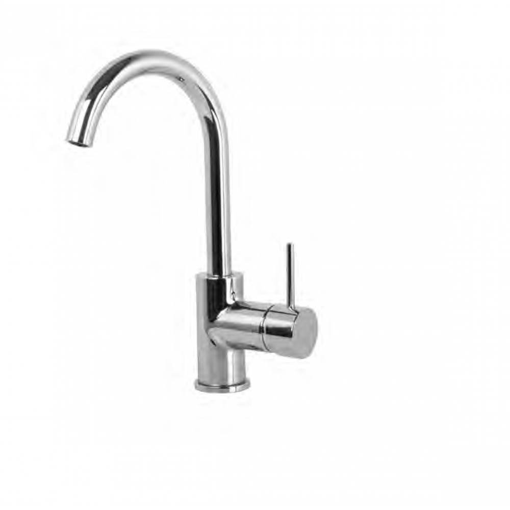 Смеситель для раковины, Fima Carlo Frattini, Spillo Up, цвет-черный матовый