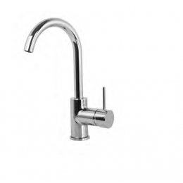 Смеситель для раковины, Fima Carlo Frattini, Spillo Up, цвет-черный матовый