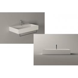 Раковина, Alice, Spy, шгв 810*460*135, отверстия для смесителя-1, Aliglaze+, цвет-белый