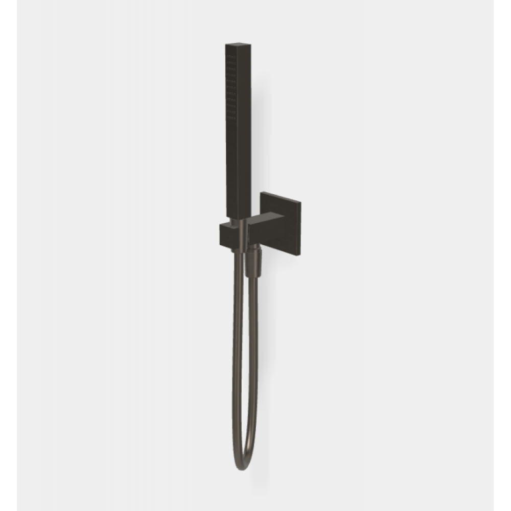 Душевой набор, Fima Carlo Frattini, Shower set, цвет-брашированный чёрный хром