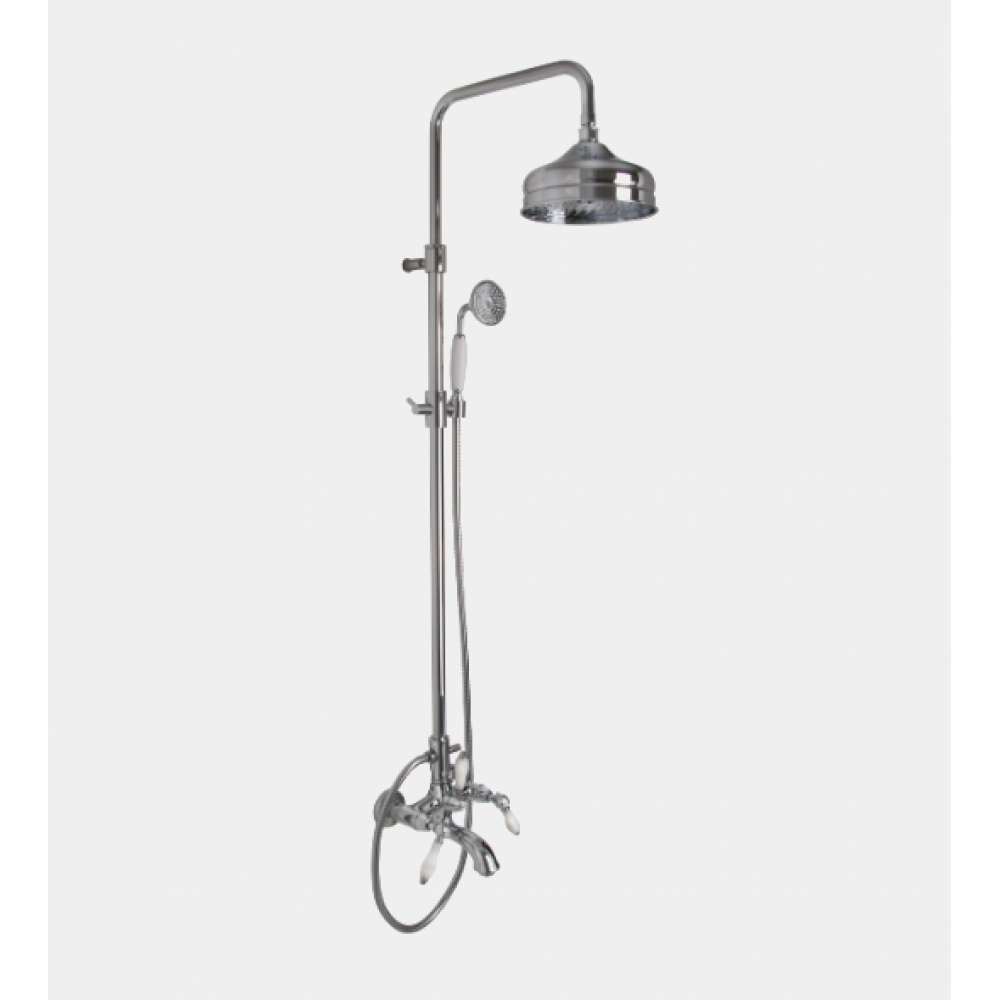 Душевая стойка, Fima Carlo Frattini, Herend, цвет-хром/белый
