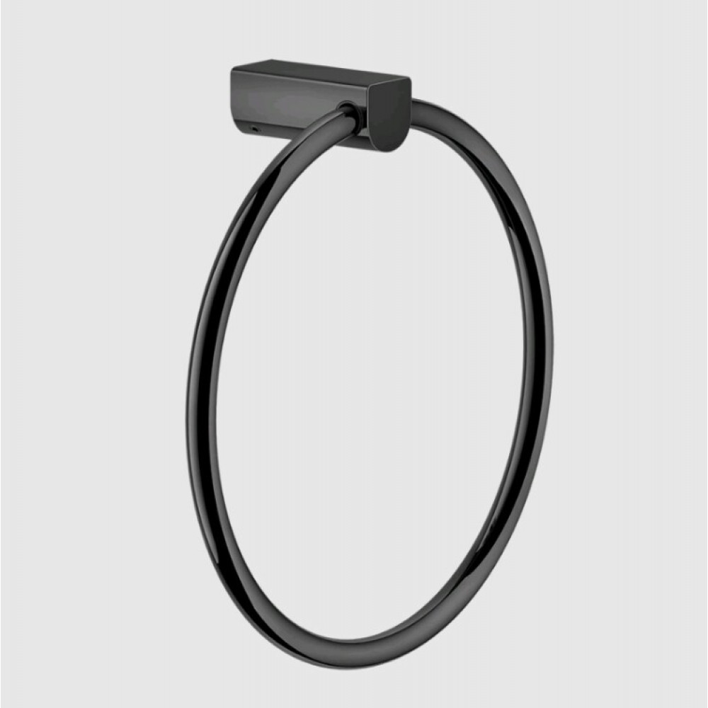 Полотенцедержатель, Gessi, Rilievo, шгв 222*67*230, цвет-Black Metal PVD