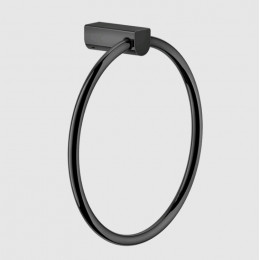 Полотенцедержатель, Gessi, Rilievo, шгв 222*67*230, цвет-Black Metal PVD