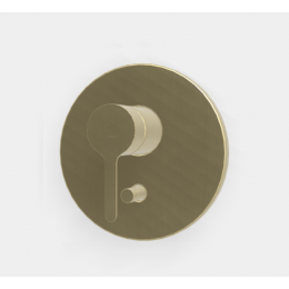 Смеситель для душа, Fima Carlo Frattini, Snap, на 2 потребителя, цвет-шампань брашированный