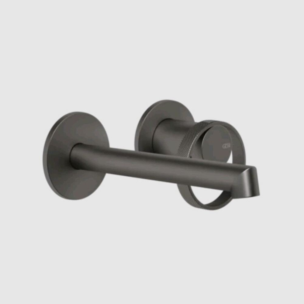 Смеситель для раковины, Gessi, Anello, цвет-Black Metal Brushed PVD