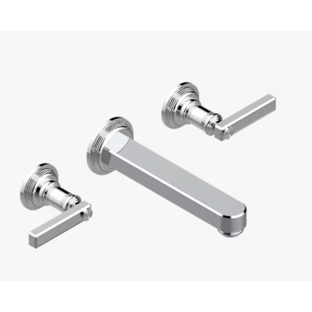 Смеситель для ванны и душа, THG, West Coast With Metal Lever Handle, цвет-никель