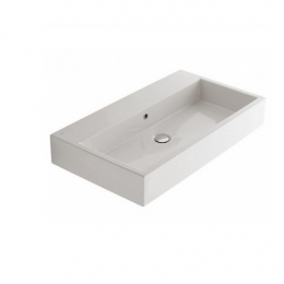 Раковина, Globo, I Classici, шгв 800*500*140, отверстия для смесителя-1, цвет-белый