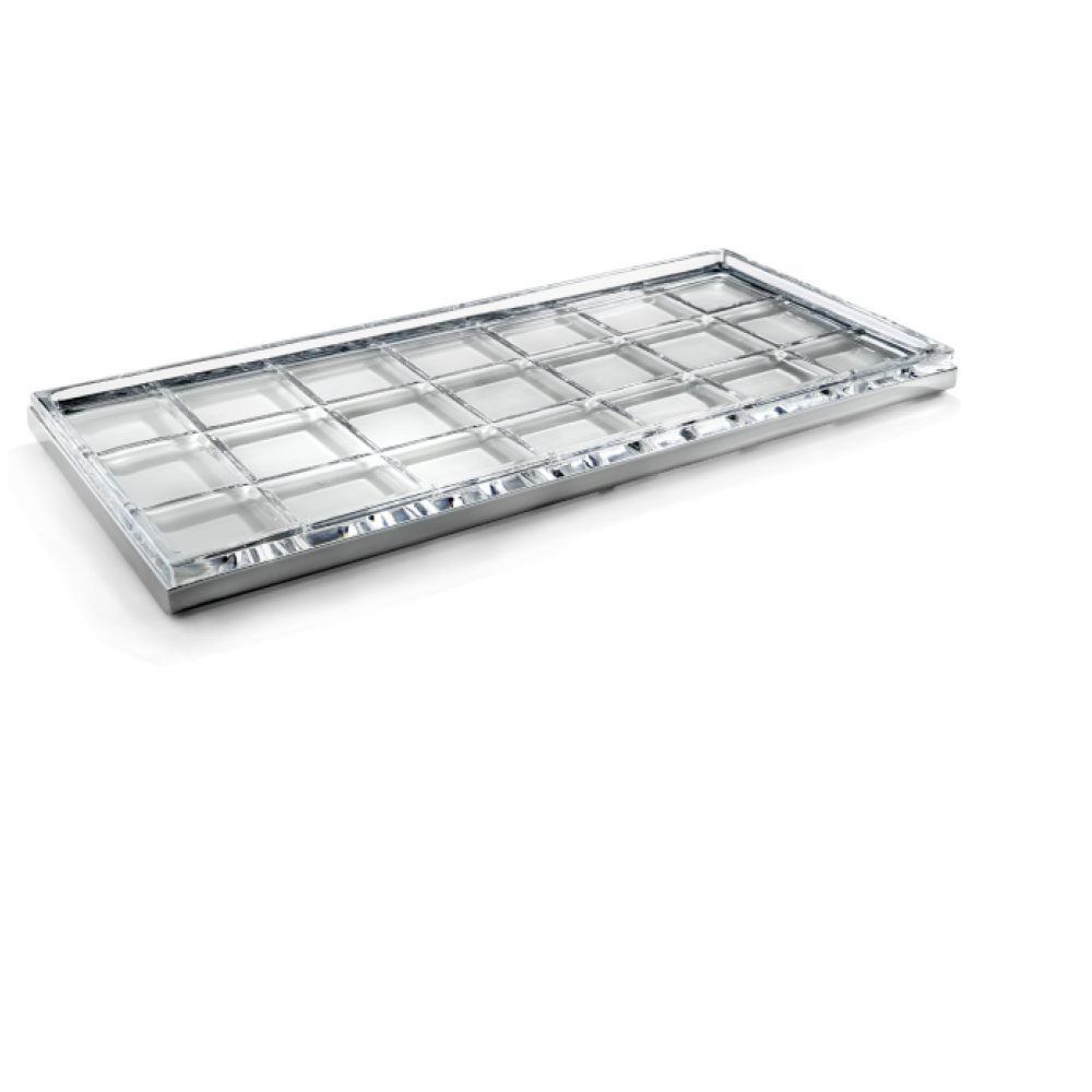 Лоток, 3SC, Palace, настольный, шгв 340*155*20, цвет-никель сатинированный черный матовый