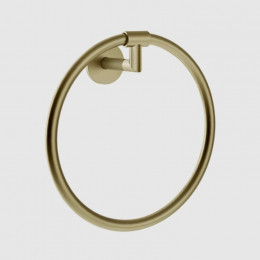 Полотенцедержатель, Gessi, Anello, шгв 222*78*224, цвет-Brushed Brass PVD