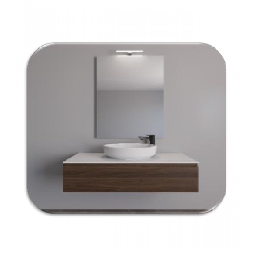 Зеркало, MOBO, Gala, прямоугольное, шгв 600*29*700, с подсветкой