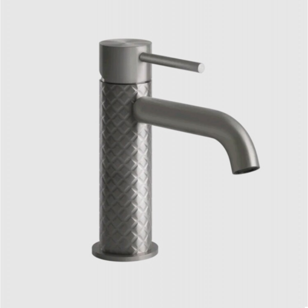 Смеситель для раковины, Gessi, 316 Intreccio, цвет-Steel Brushed