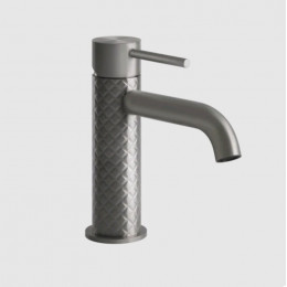 Смеситель для раковины, Gessi, 316 Intreccio, цвет-Steel Brushed
