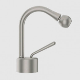 Смеситель для биде, Gessi, Goссia, цвет-хром брашированный