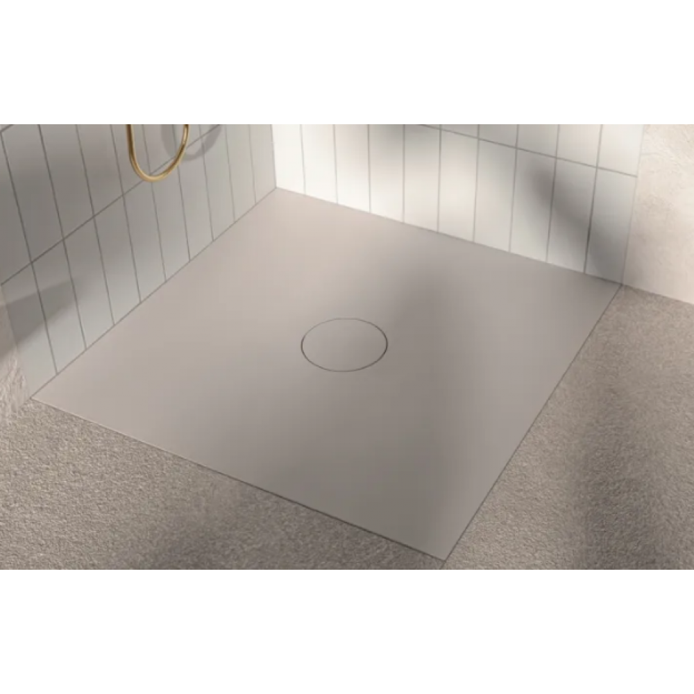 Душевой поддон, Bette, BetteAir, шг 900*900, с полным антислипом, с сифоном и крышкой слива, цвет-белый глянцевый