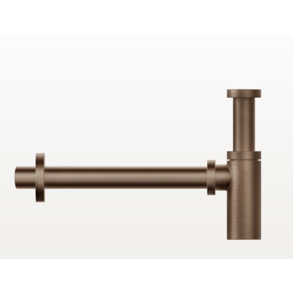 Сифон, Gessi, Technical Accessories, для раковины, округлый, 1 1/4", цвет-Copper Brushed PVD
