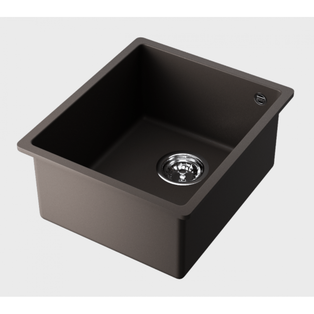 Мойка, Omoikiri, Bosen, шгв 380*440*210, отверстия для смесителя-отсутствуют, цвет-эспрессо (Espresso)
