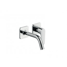 Смеситель для раковины, Hansgrohe, Axor Citterio M, цвет-шлифованная бронза