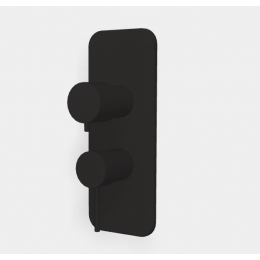 Смеситель для душа, Fima Carlo Frattini, Spillo Up, на 2/3 потребителя, цвет-черный матовый