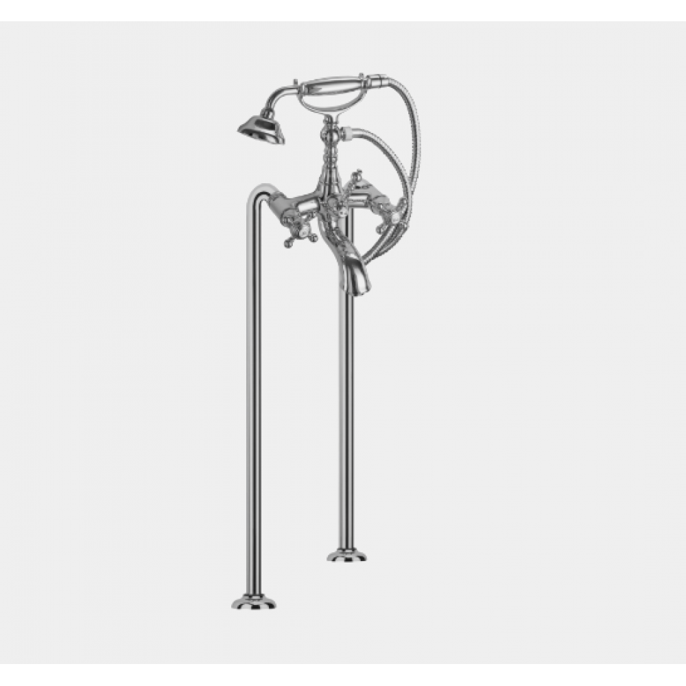 Смеситель для ванны и душа, Fima Carlo Frattini, Elizabeth, цвет-античная бронза