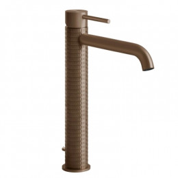 Смеситель для раковины, Gessi, 316 Meccanica, цвет-Copper Brushed PVD