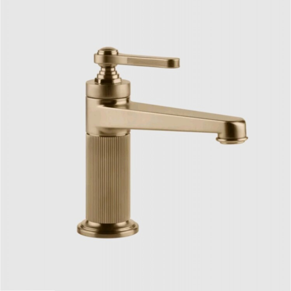 Смеситель для раковины, Gessi, VENTI20, цвет-Warm Bronze Brushed PVD