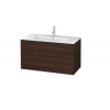Тумба под раковину, Duravit, L-Cube, шгв 1020*481*550, раковина-необходимо заказать, цвет-орех брашированный