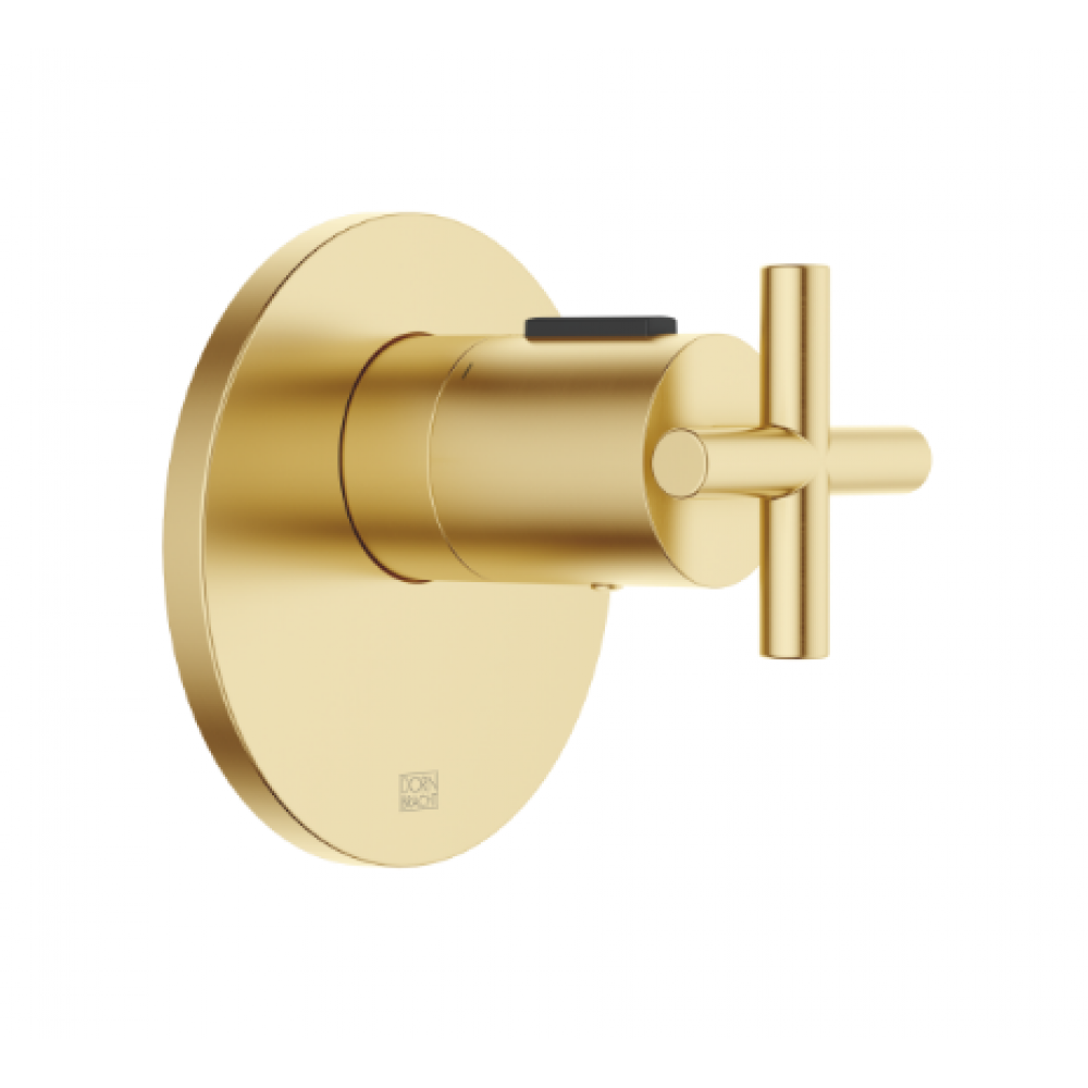 Смеситель для душа, Dornbracht, Tara, на 2/3 потребителя, цвет-латунь сатинированная (золото 23кт)