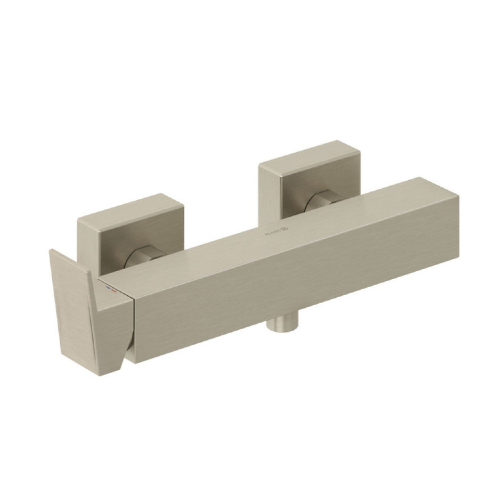 Смеситель для душа, Kludi, DECUS, на 2 потребителя, цвет-никель брашированный