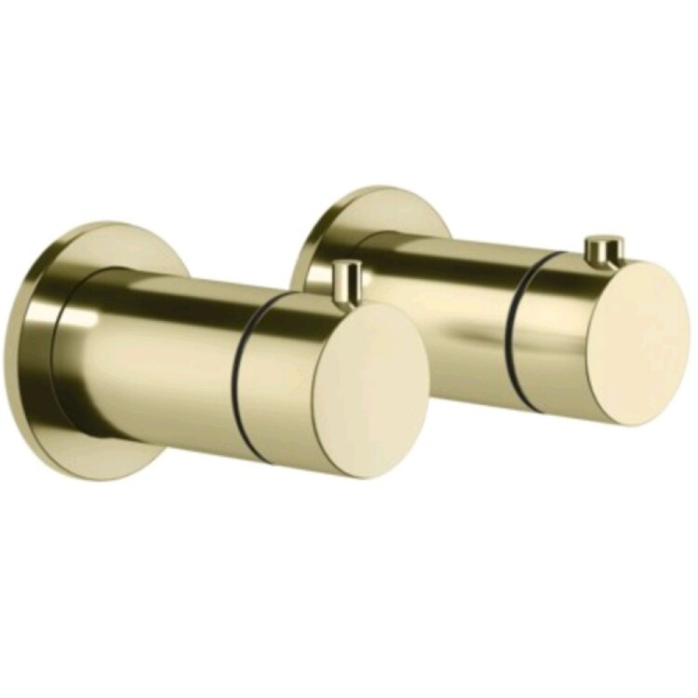 Смеситель для душа, Gessi, Anello, на 3 потребителя, цвет-Brass PVD