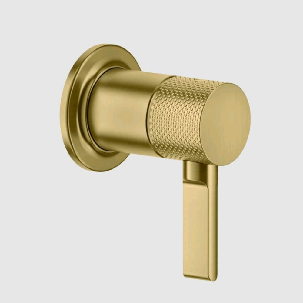 Смеситель для душа, Gessi, Inciso, на 1 потребитель, цвет-Brushed Gold PVD