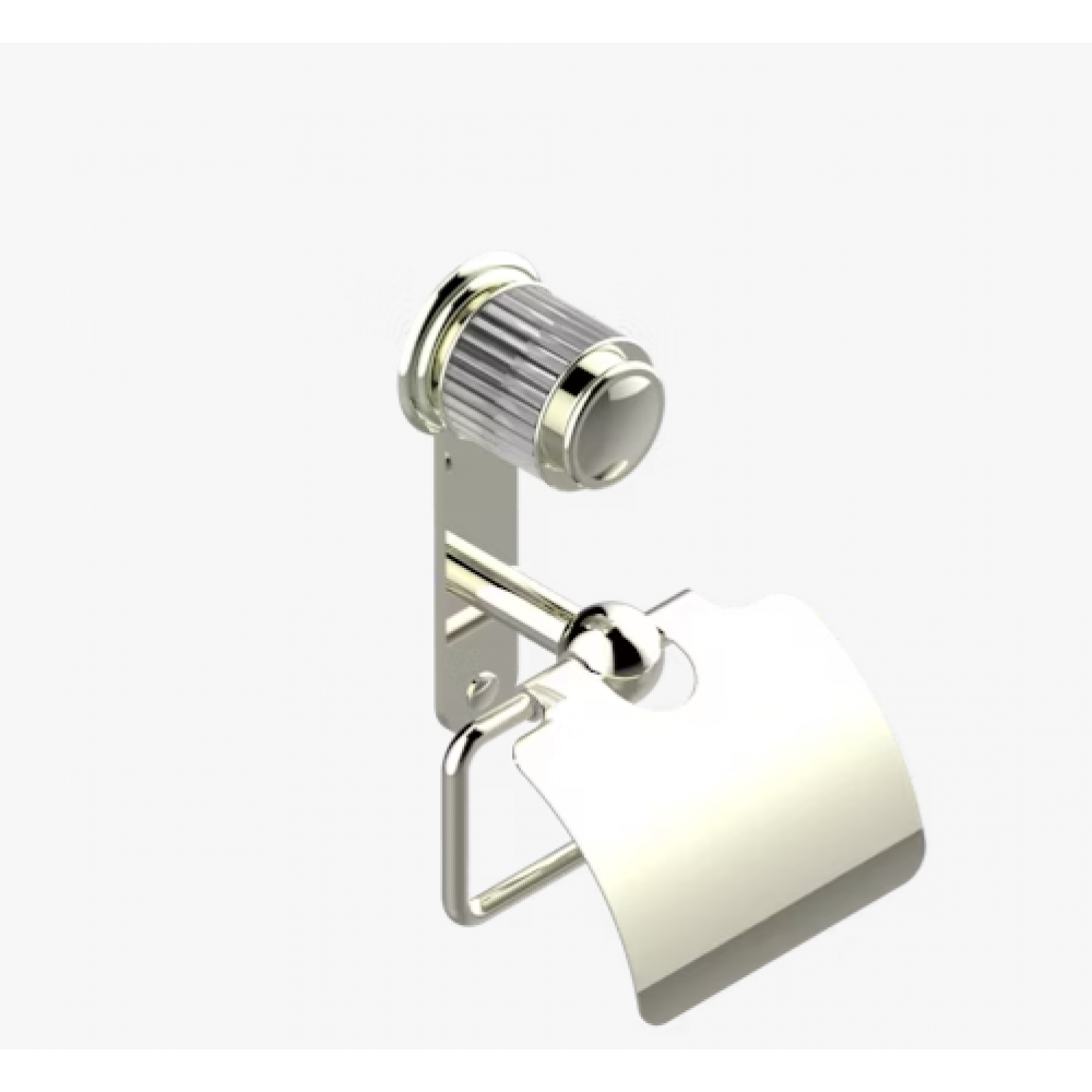 Бумагодержатель, THG, Jaipur Satin crystal, шгв 139*133*185, цвет-никель