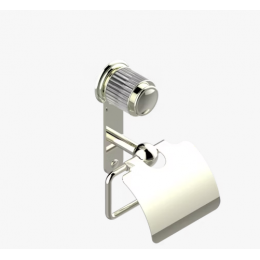 Бумагодержатель, THG, Jaipur Satin crystal, шгв 139*133*185, цвет-никель