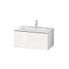 Тумба под раковину, Duravit, L-Cube, шгв 820*481*400, раковина-необходимо заказать, цвет-белый глянцевый лак