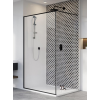 Душевая перегородка, Radaway, Modo X II, шв 1500*2000, цвет фурнитуры-черный матовый, цвет стекла-Frame, Easy Clean