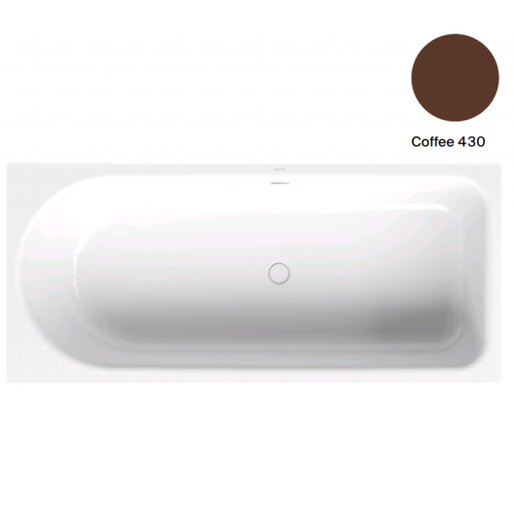 Ванна, Bette, BetteOcean, шгв 1800*800*450, BetteGlasur® Plus, цвет-Coffee matt